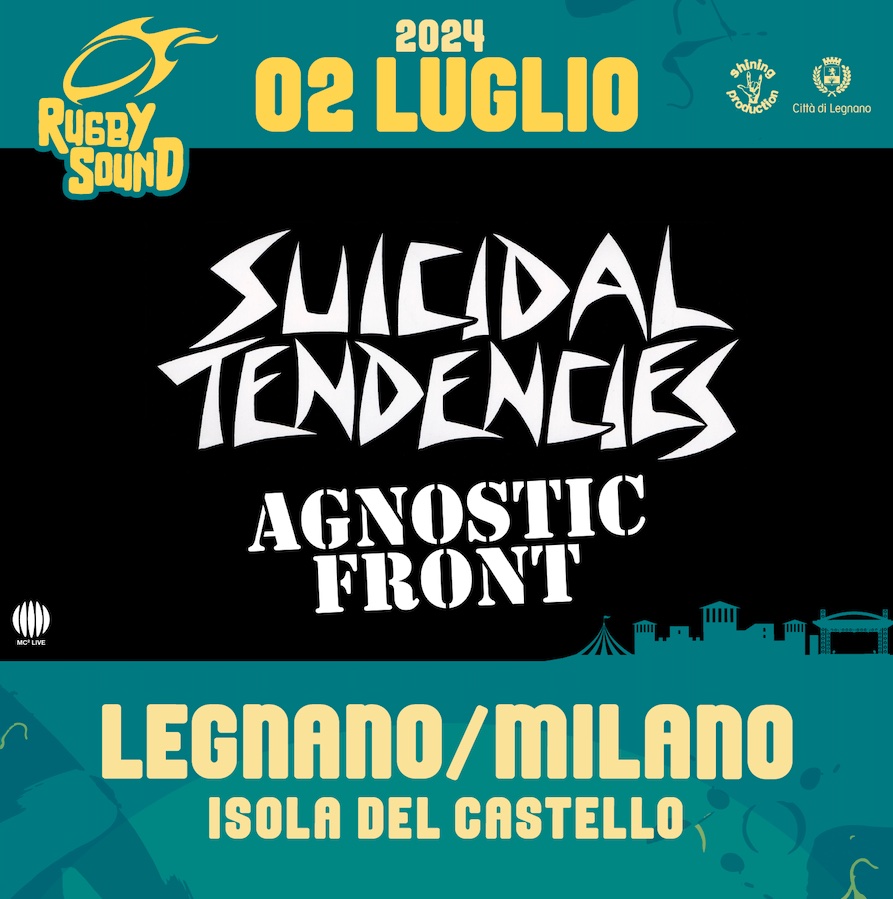 locandina suicidal tendencies rugby sound 2024