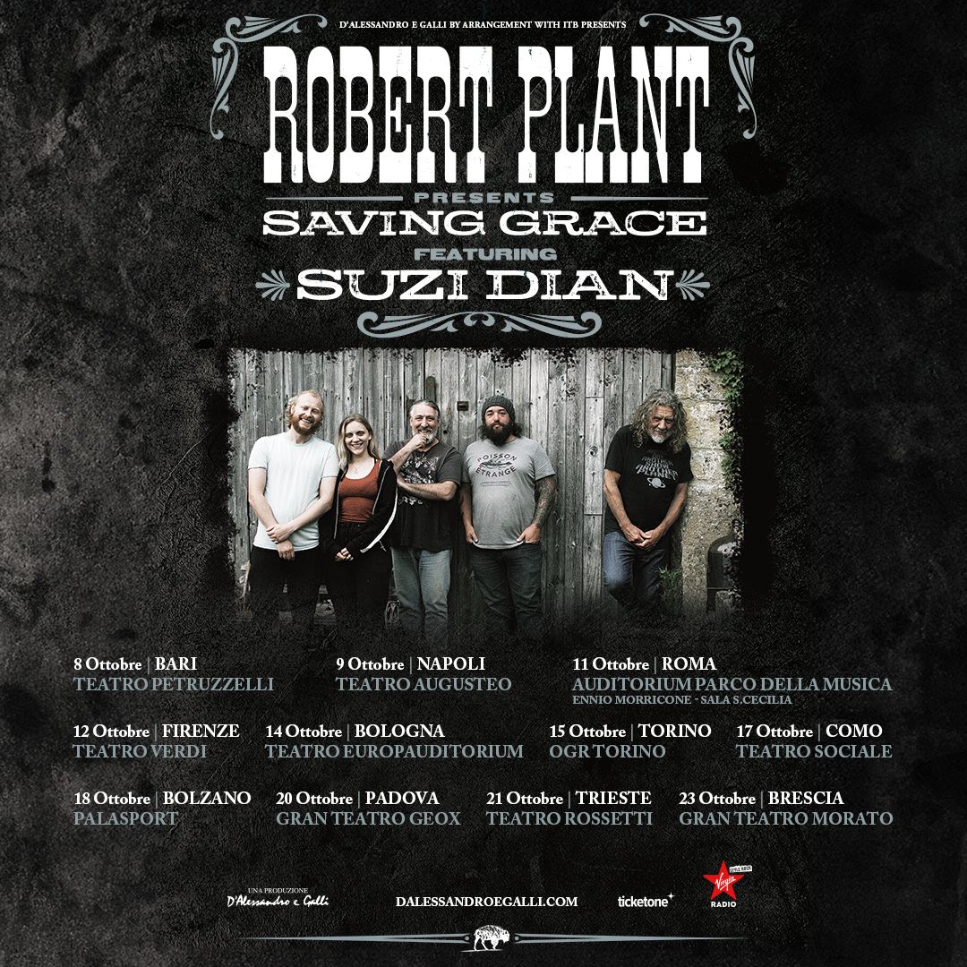 Robert Plant in concerto con il progetto Saving Grace