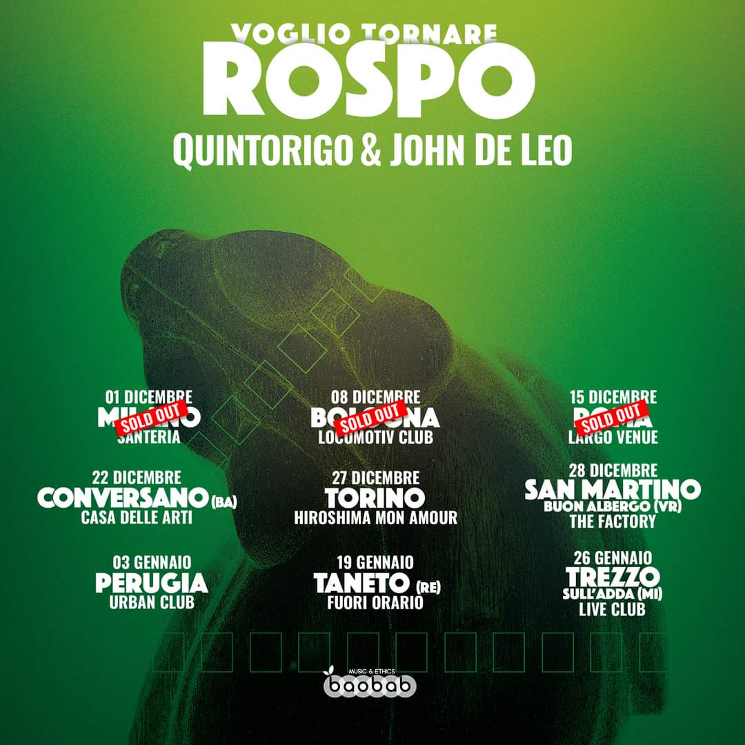 Quintorigo e John De Leo - Rospo tour